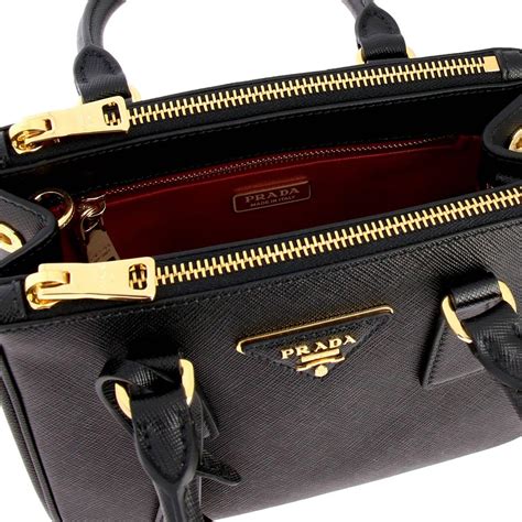 prada small galleria tote|prada saffiano leather mini bag.